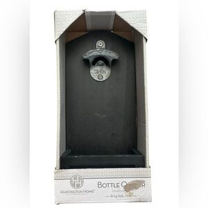 Huntington Home Cheers Bottle Opener - New in Box - Black